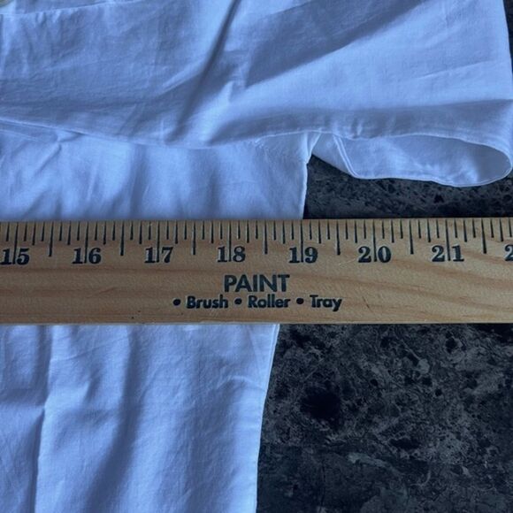 J Crew‎ Women's Petite Ruffle Button-Up Cotton Shirt - Picture 5 of 9